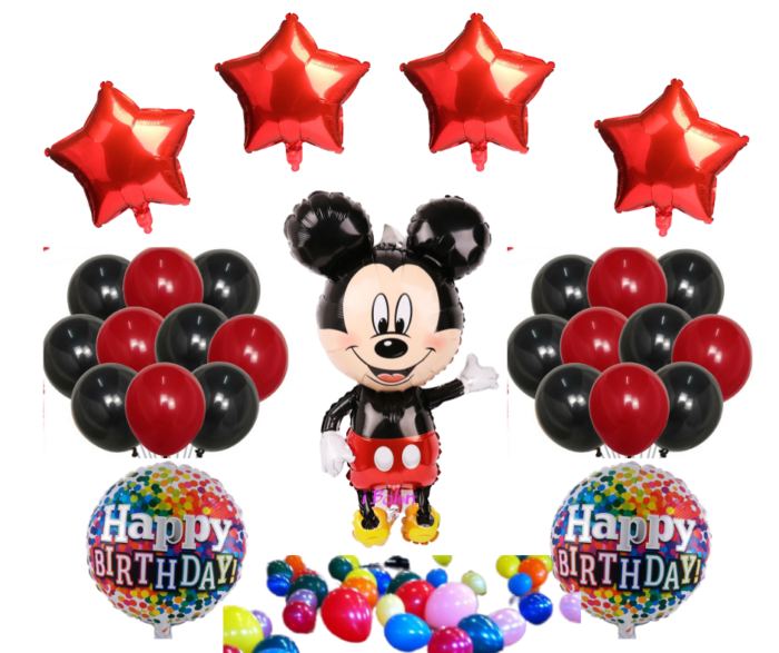 Mickey Mouse Birthday Balloons
