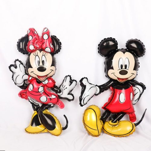 Minnie and Mickey Mouse