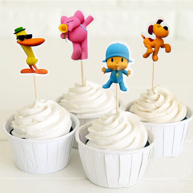 Pocoyo Cupcake Toppers