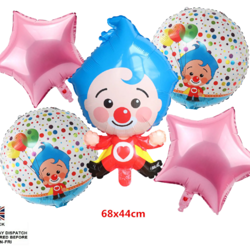Plim Plim Clown Balloon Pink