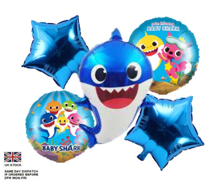 Baby Shark Balloon Bouquet