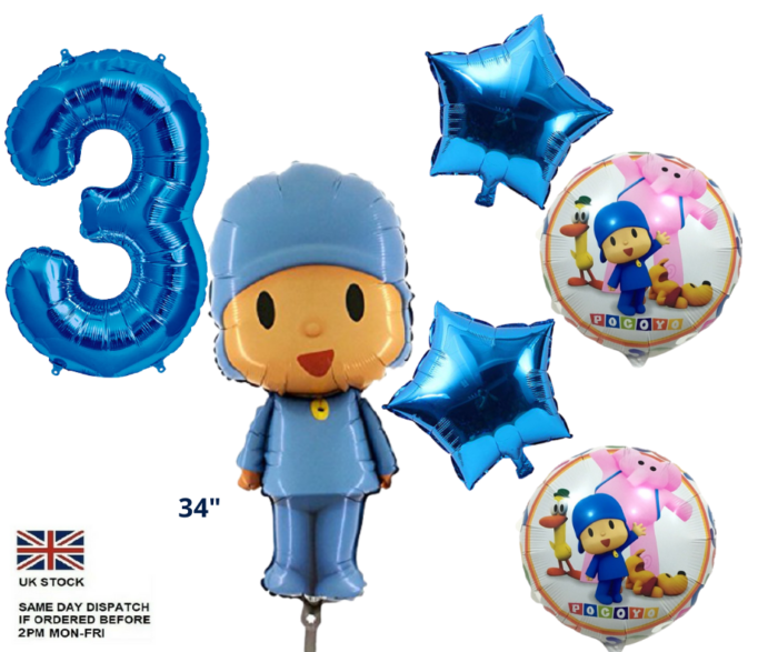 Large Pocoyo Balloon Set