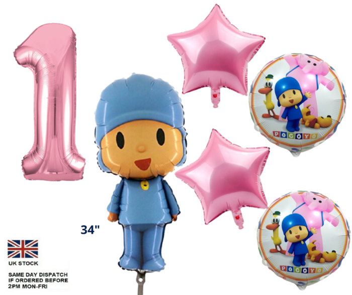 Large Pocoyo Balloon Set