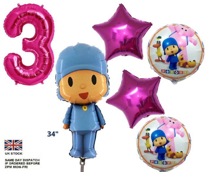 Large Pocoyo Balloon Set