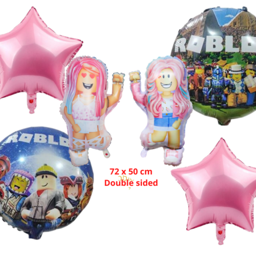 girls roblox balloon set