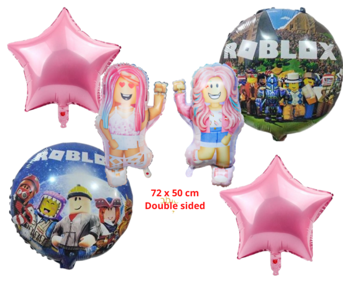 girls roblox balloon set