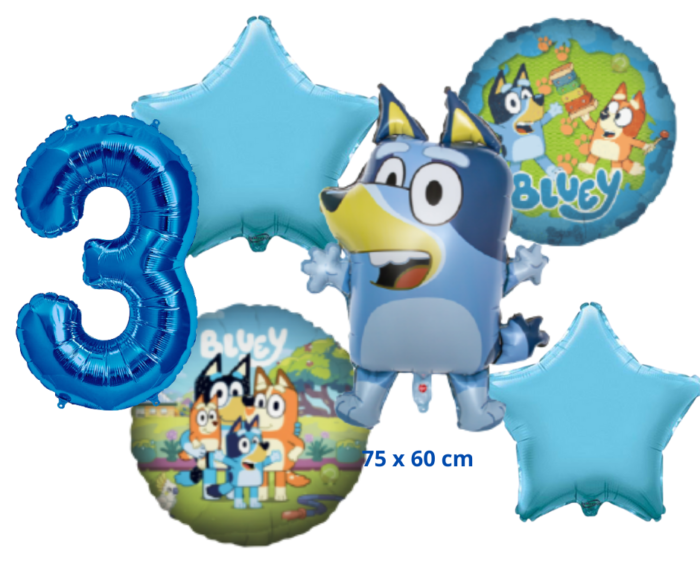 Bluey Foil Balloon Set