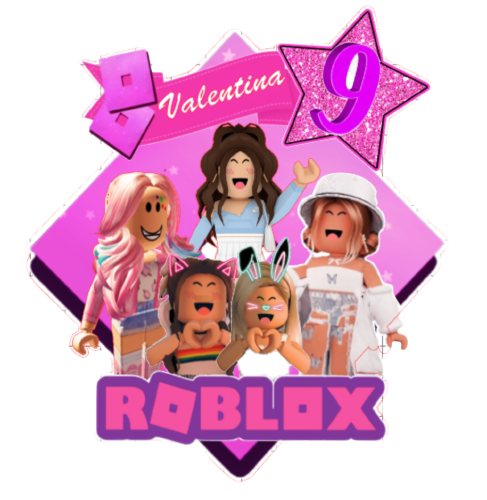 Roblox Girls Cake Topper