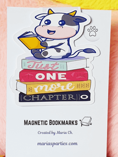 Cute Cow Magnetic bookmark