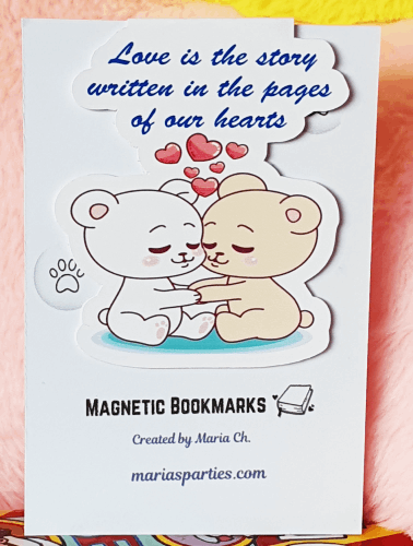 Kittin Couple Magnetic Bookmark