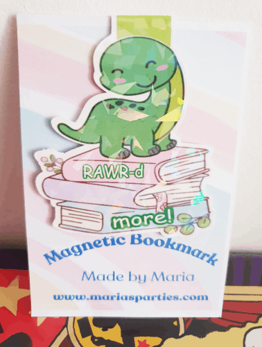 Dino magnetic bookmark