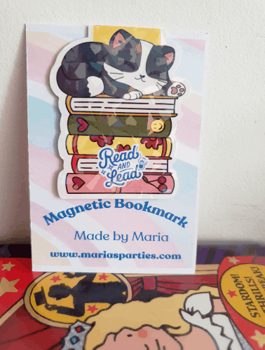 cat magnetic bookmark
