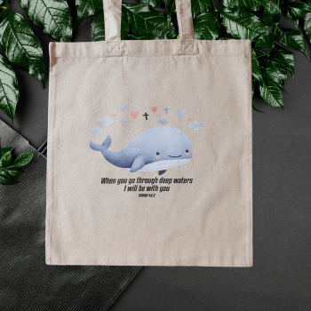 whale tote bag