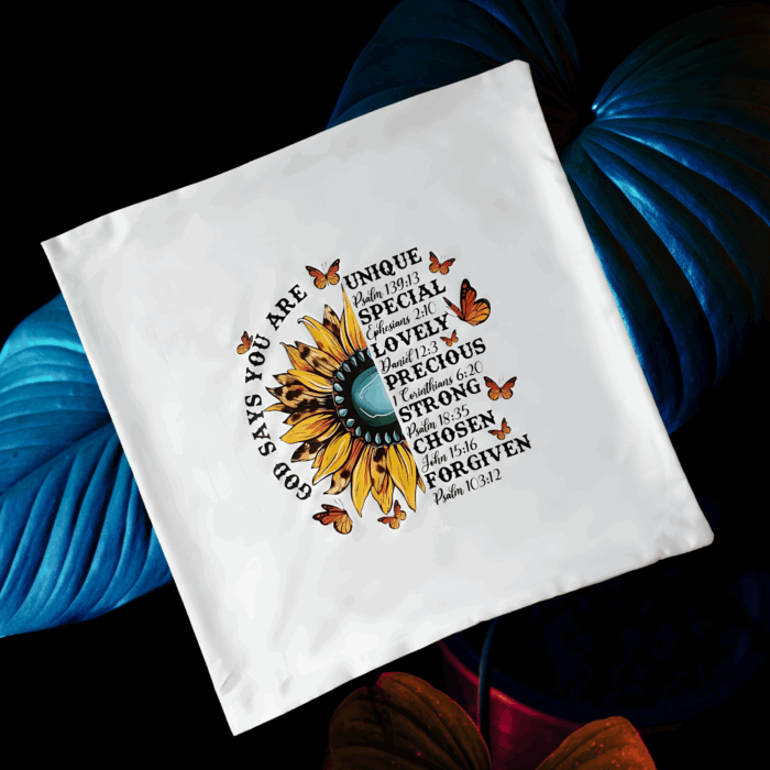 Inspirational Christian Pillow Cover